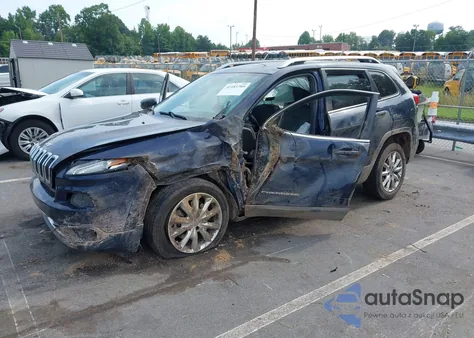 2014 Jeep Cherokee Limited из США, поврежденный, VIN 1C4PJLDB3EW256212